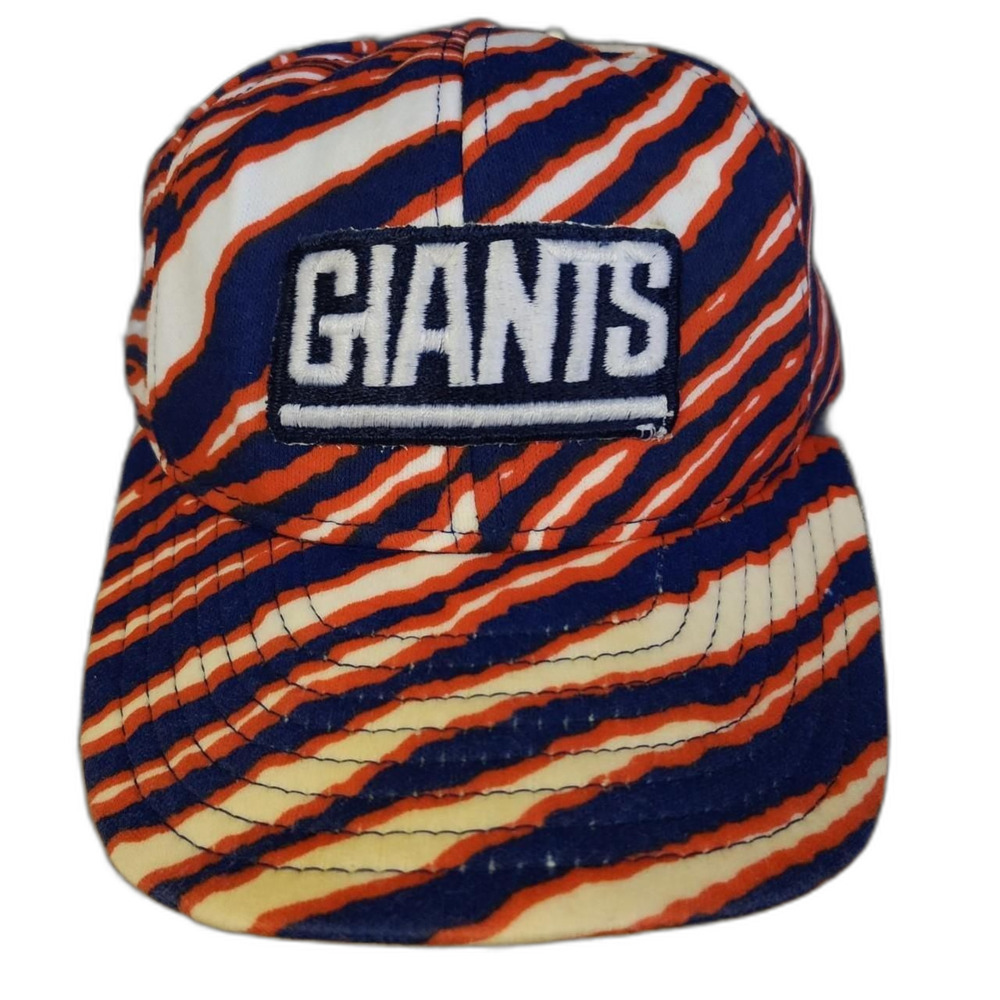 Vintage 90's NFL New York Giants zubaz snapback hat made in USA
